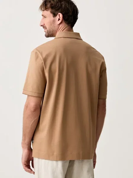 BOSS polo Parris 80 beżowa