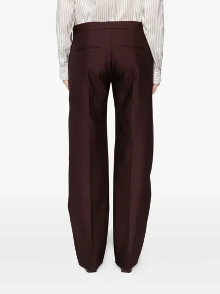 Pantaloni Khaite plisate violet