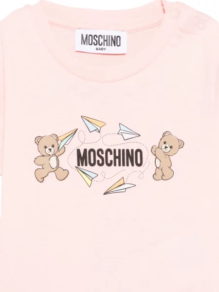 Dětské tričko Moschino růžové