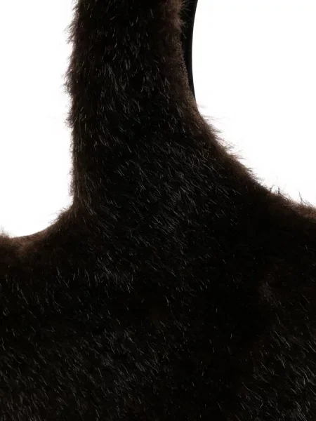 Torebka Coperni w serca brązowa