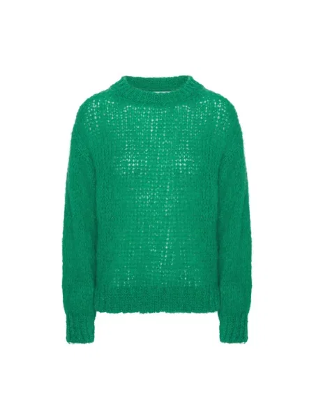 Sweter American Dreams wełniany zielony