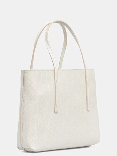 Calvin Klein Geantă shopper + borsetă bej