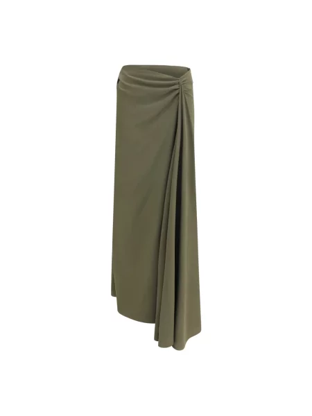 Długa spódnica maxi Alexander Mcqueen zielona