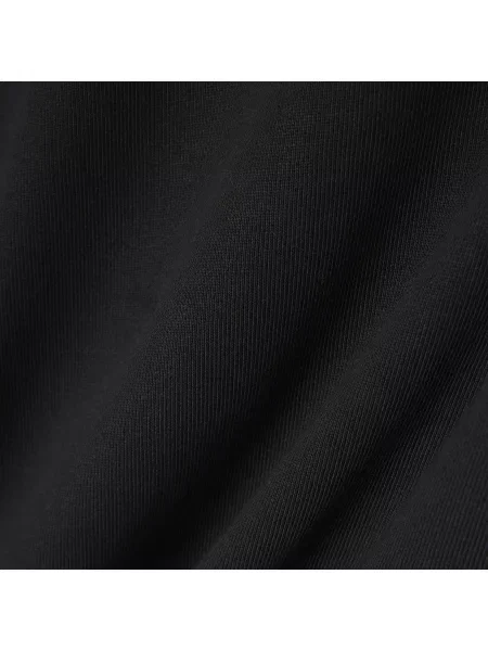 Lacoste Bluza Z Polaru Z Okrągłym Dekoltem Relaxed Fit czarna
