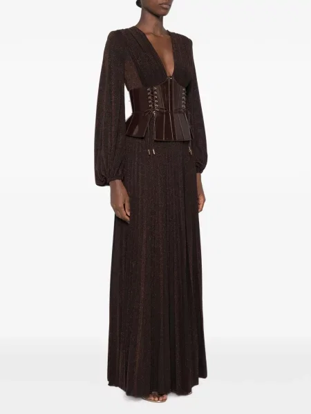 Сукня Elisabetta Franchi коричнева