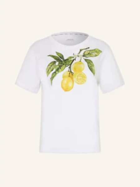 Marc Cain Koszulka Z Cekinami weiss biała