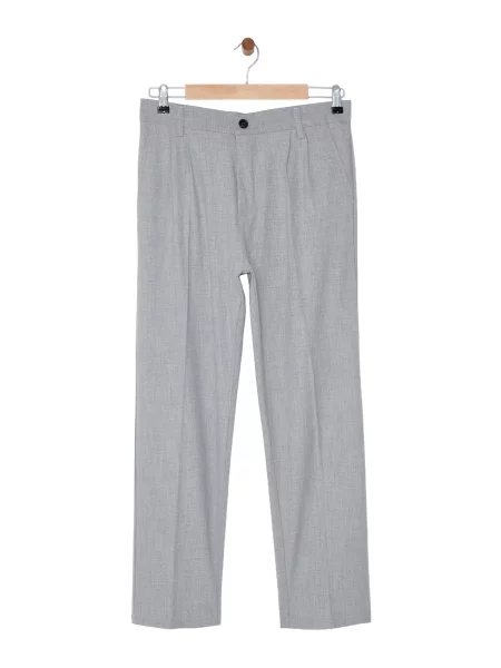 Trendyol Pantaloni cutați amestecat gri