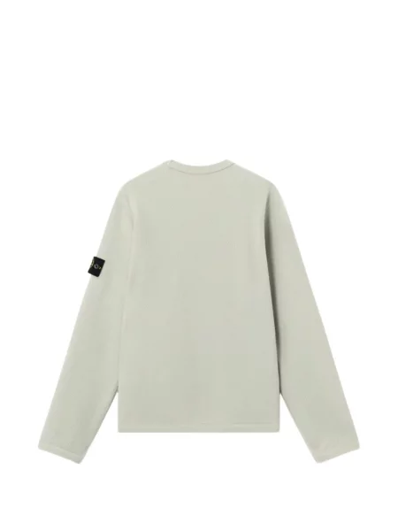 Пуловер Stone Island с кръгло деколте камъни зелено