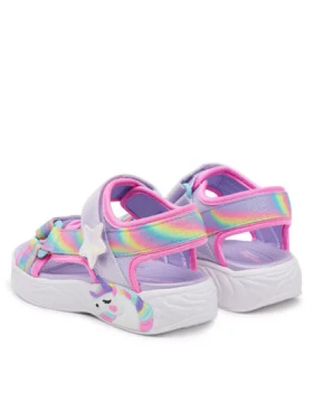 Sandály Skechers fialové
