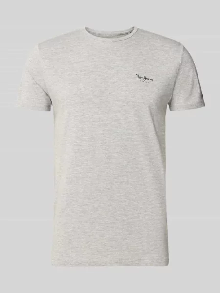 T-shirt o kroju slim fit z mieszanki bawełny model ORIGINAL BASIC 3' Pepe Jeans