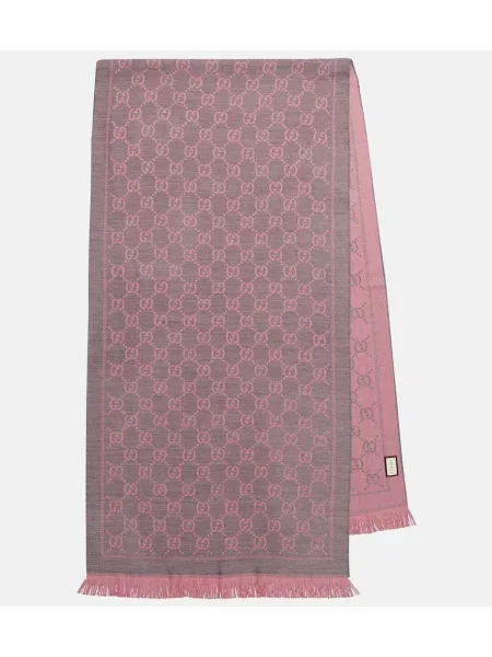Fular Gucci de lână maro