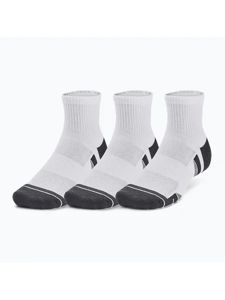 Under Armour Performance Tech zokni 3 pár fehér/fehér/repülőszürke. Méret: L fehér