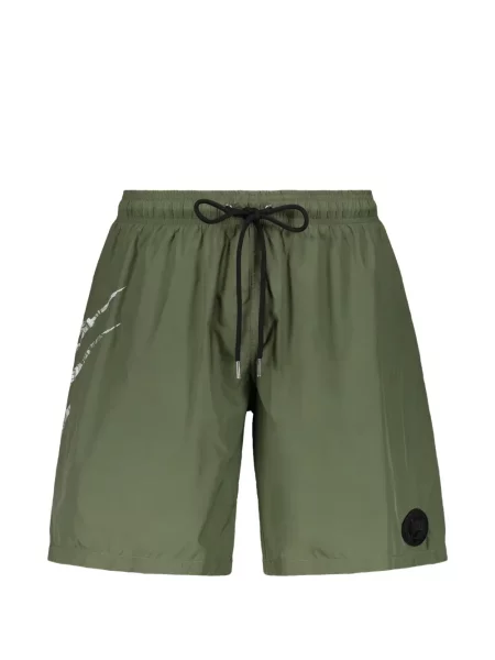 Slip de baie Plein Sport cu imagine cu cordon verde