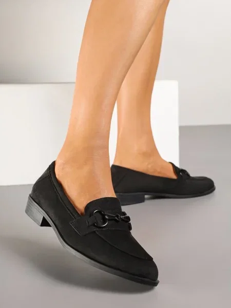 Mocasini Delariona negri