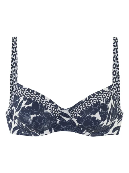 SUNSEEKER Sutien costum de baie albastru marin alb