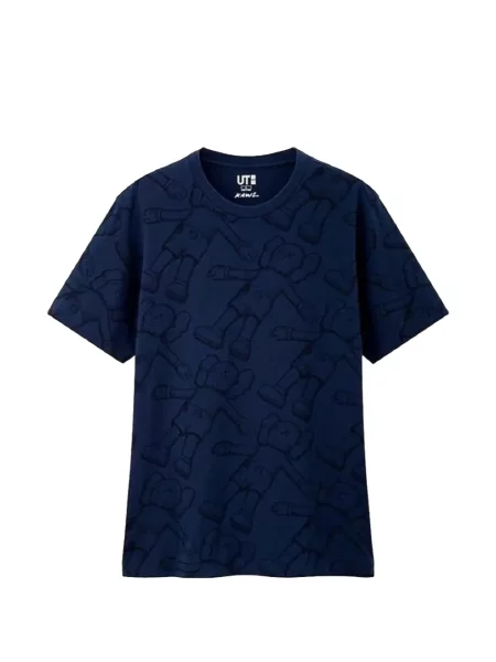 Tricou Kaws cu imagine albastru