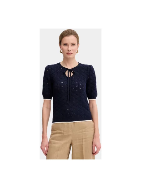 Sweter Twinset niebieski