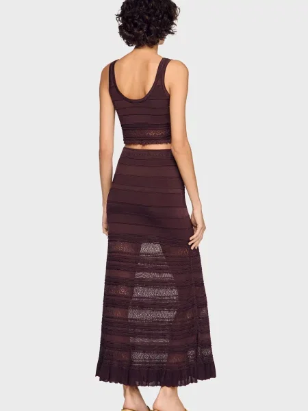 Спідниця Sandro коричнева