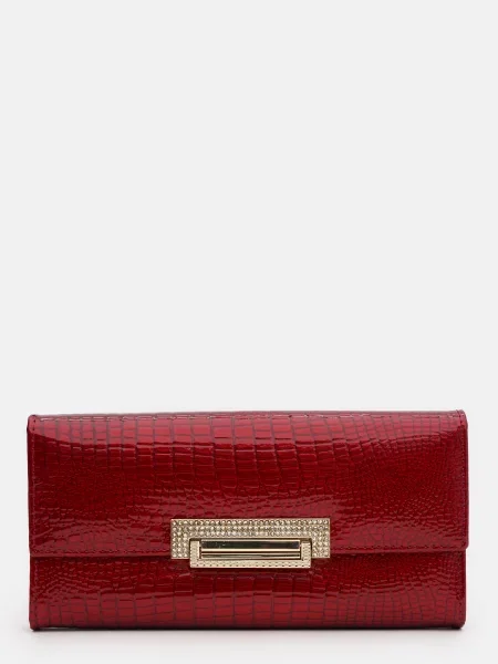 Кожаный кошелек Ricco Grande красный