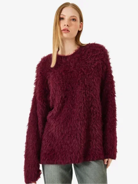Bianco Lucci Pulover Pullover burgund