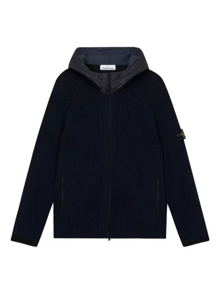 Majica s kapuljačom Stone Island kamenje plava