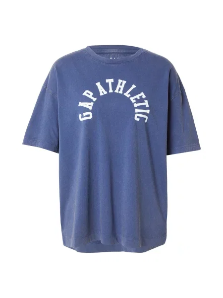 GAP Tricou supradimensional safir / alb albastru