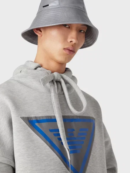 Худи Emporio Armani серое