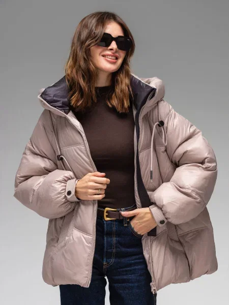 Зимова куртка VIVA WEAR пудра