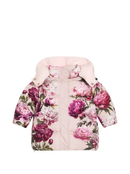 Kurtka dziecięca Dolce And Gabbana różowa