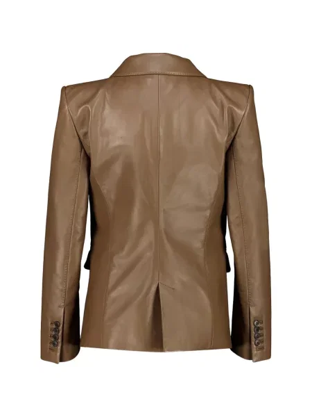 Geanta de piele Tom Ford maro
