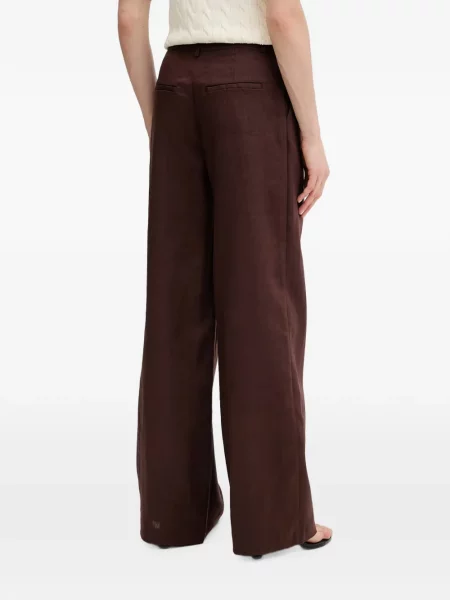Pantaloni Bardot maro