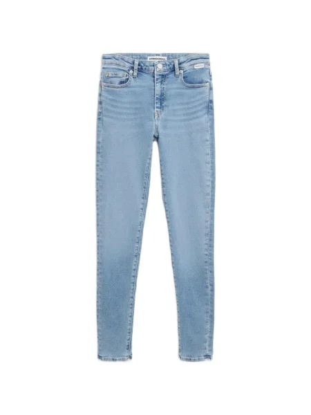 Blugi skinny Armedangels skinny fit albastru