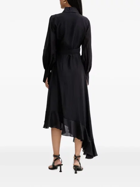 Rochie Blugirl cu volane asimetrică albastru