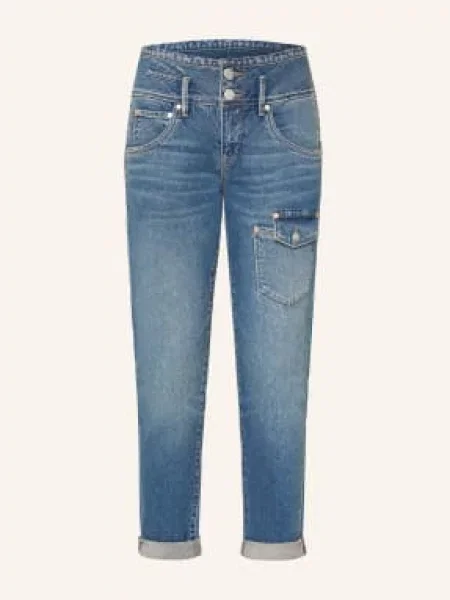 Herrlicher Dżinsy Typu Boyfriend Dido blau