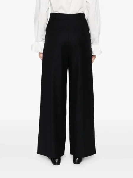 Pantaloni Susanne Bommer plisate negru