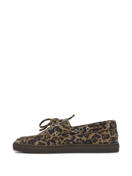 Pantofi loafer Copenhagen cu imagine cu model leopard maro
