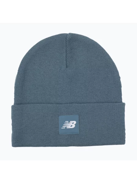 Zimní čepice New Balance Flying Logo storm blue modrý