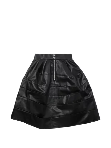 Fustă midi Comme Des Garçons Tao până la genunchi negru