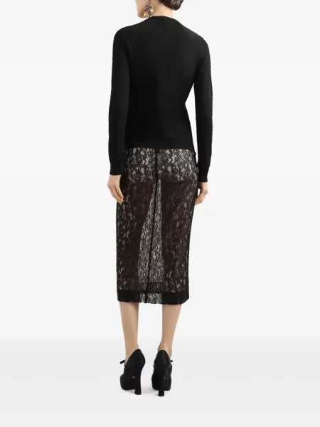 Midi šaty Dolce & Gabbana čierna