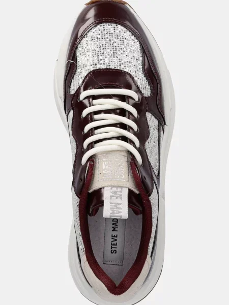Кроссовки Steve Madden серебряные