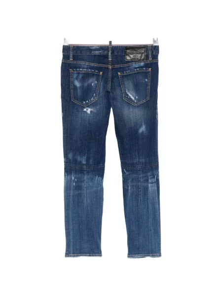 Blugi Dsquared2 zdrențuiți albastru