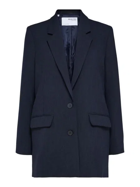 SELECTED FEMME Sacou marin albastru