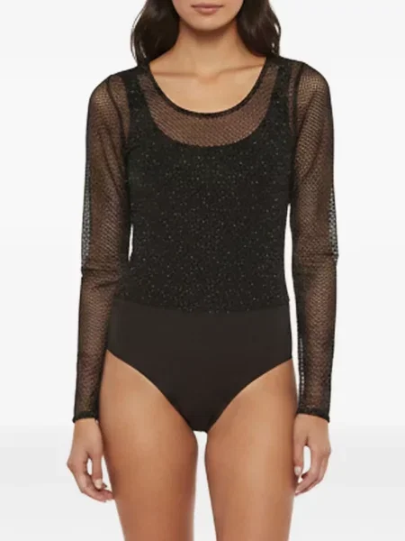Lung top Maje negru