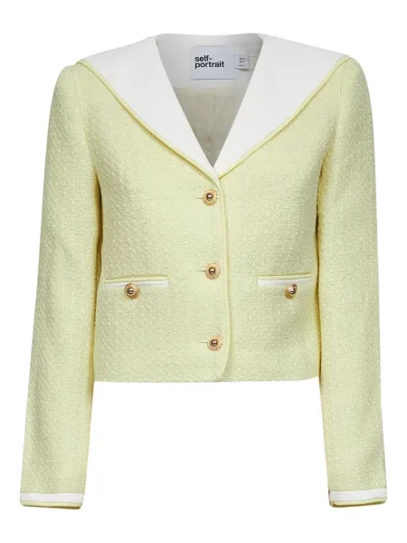 Geacă Self-portrait galben