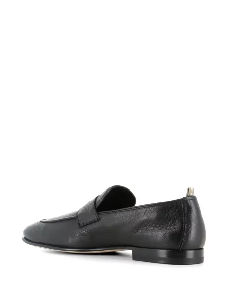 Pantofi monk Officine Creative din piele cu cataramă negru