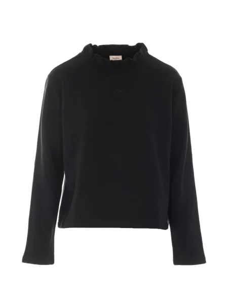 Pulover Repetto cu broderie negru