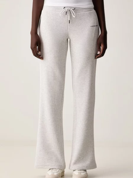 Guess Jeans pantaloni de trening pentru femei cu gri
