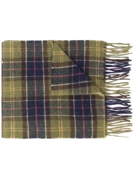 Fular Barbour tricotate verde