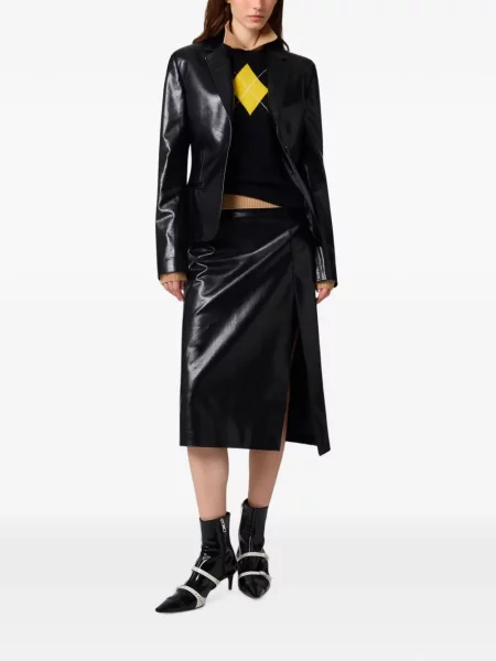 Fustă midi Msgm negru