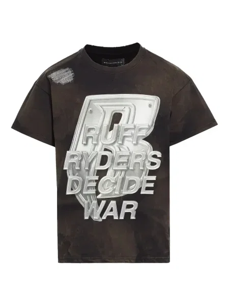 Tricou Who Decides War maro